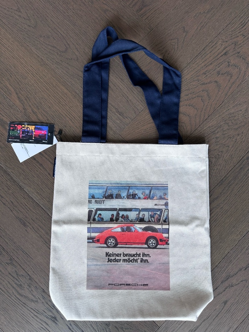 Porsche Canvas Tote Bag - NWT